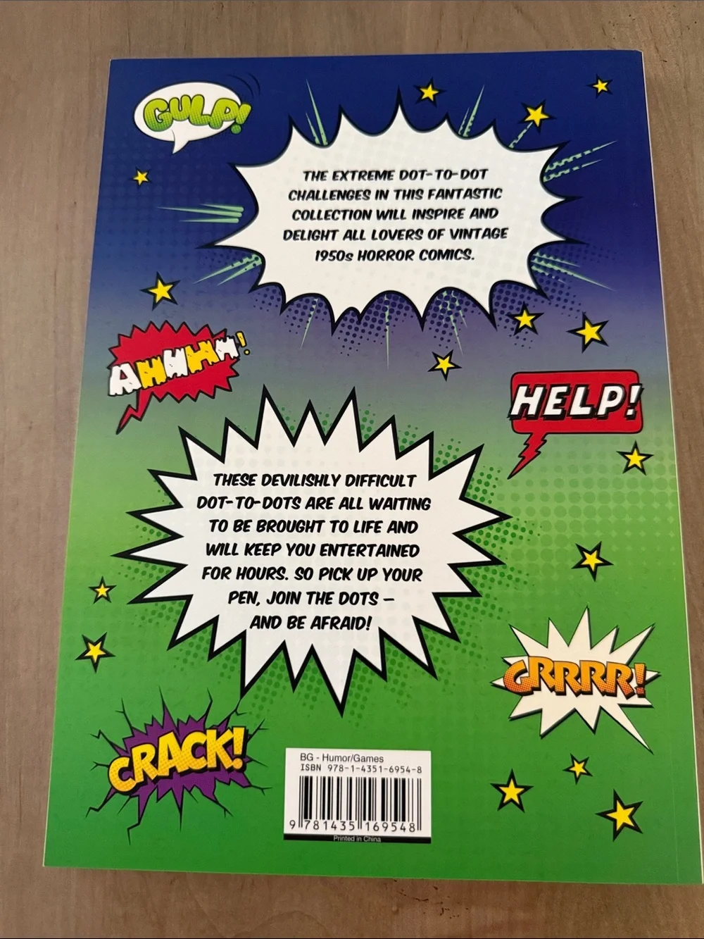 Classic Comic Dot-to-Dot: Horror & Sci‑Fi Puzzle Book (Green, Yellow, Purple)